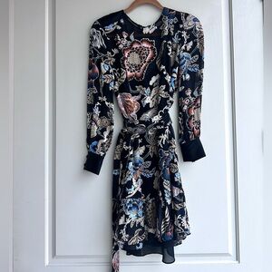 Tory Burch Floral Shift Dress Size 0
